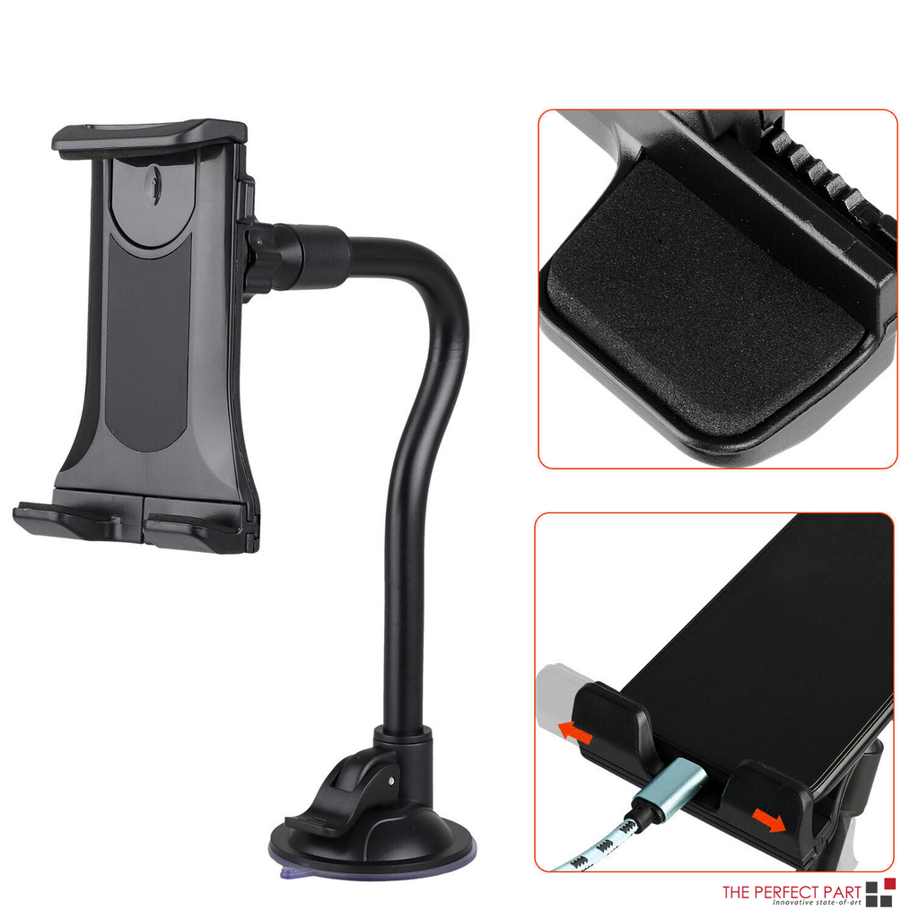 Soporte Universal de 360° para Parabrisas de Coche y Escritorio, para Teléfono Móvil, Tableta, iPad y GPS